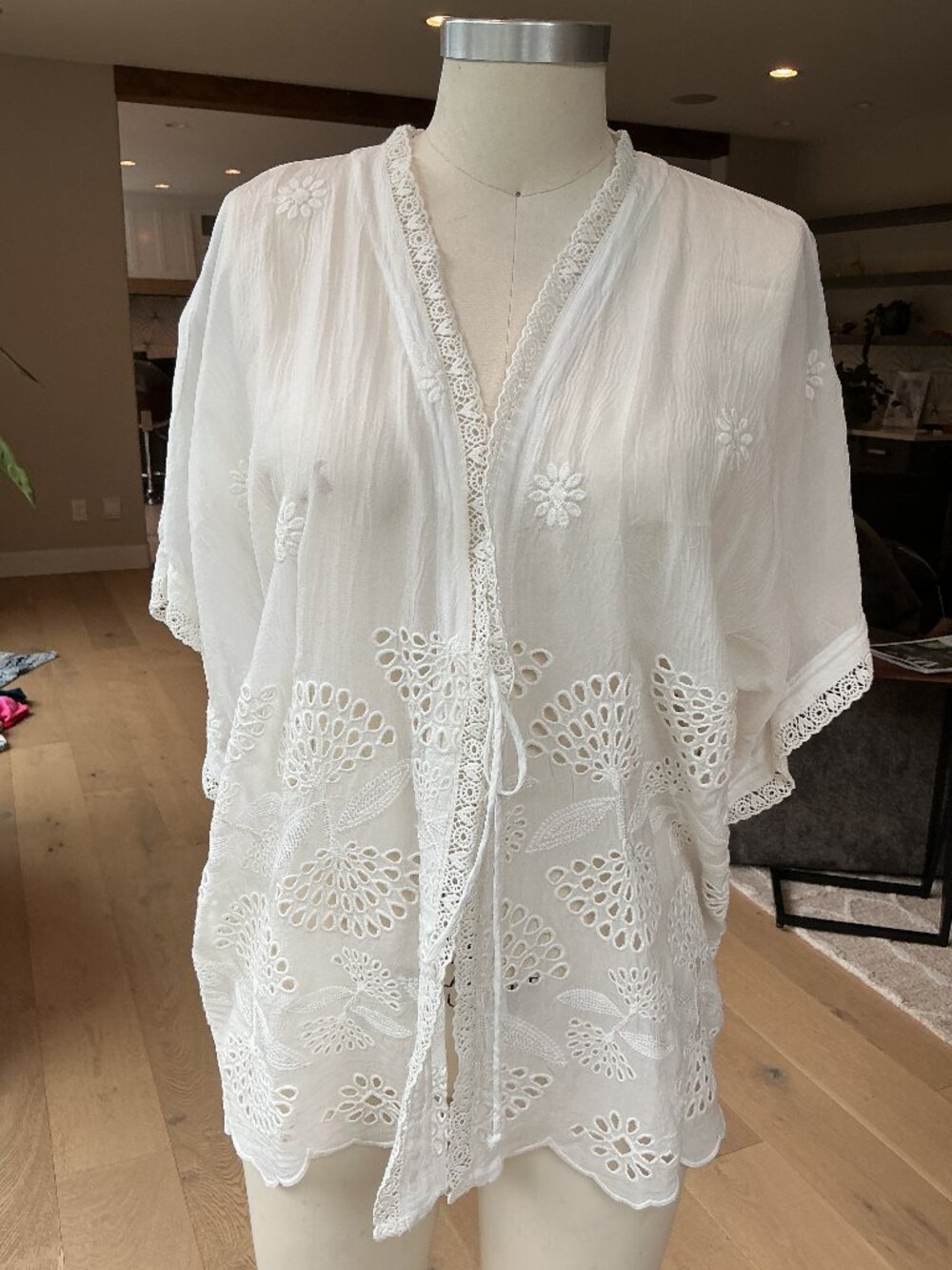 Johnny Was White Blouse - size S